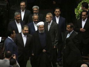 الرئيس الإيراني حسن روحاني 