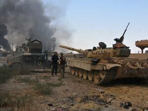 العبادي يعلن انتهاء العمليات بـجزيرة الخالدية غربي العراق بعد تحريرها من داعش