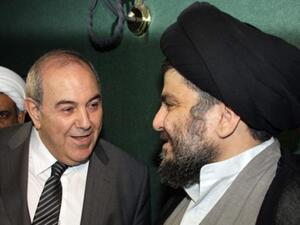 لقاء في دمشق بين اياد علاوي ومقتدى الصدر