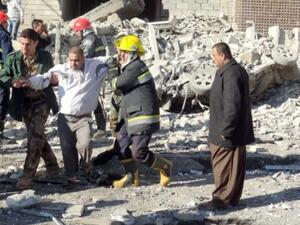 من تفجير وقع في كركوك الاسبوع الماضي/أ.ف.ب