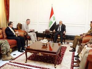 رئيس الوزراء العراقي العبادي يستقبل الوفد العسكري الامريكي