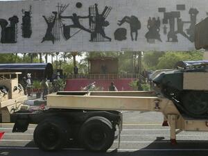  استعراض عسكري ضخم وسط بغداد