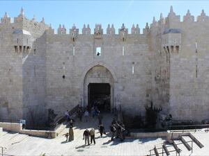 منطقة “باب العامود” وسط القدس المحتلة