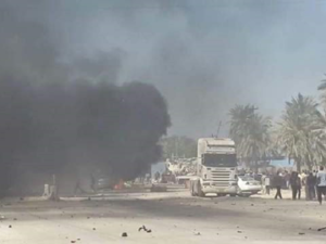 تفجير شاحنة مفخخة على حاجز الآثار في محافظة بابل