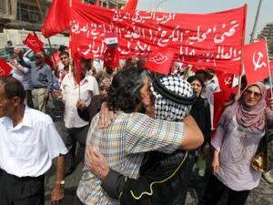 الحزب الشيوعي العراقي يحتفل بيوم العمال العالمي/أ.ف.ب