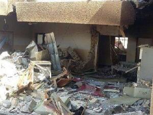 آثار الدمار في المدرسة قضاء الطارمية