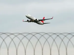 Iraq has ordered international airlines to halt services to Erbil, the Kurdish capital, and Sulaimaniyah, its second city, beginning Friday evening. (Ozak Kose/ AFP)