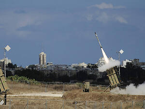 Iron Dome battery near Ashdod. (AFP/File)