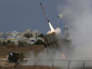 A representative image of a missile being launched in Israel. (AFP/File)