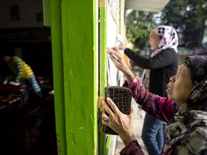 مسلمون بجزر مينديناو خلال التصويت على الحكم الذاتي