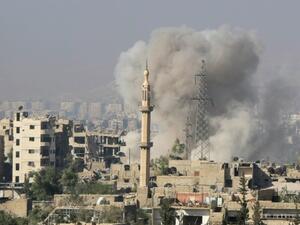 ضربات صاروخية اسرائيلية على موقع للجيش السوري قرب دمشق
