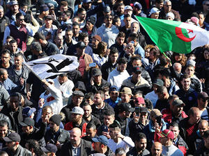 جانب من الاحتجاجات في الجزائر