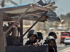 حاجز عسكري للجيش المصري في سيناء