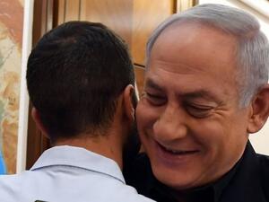 نتنياهو يستقبل قاتل الاردنيين "زيف"