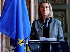  وزيرة خارجية الاتحاد الأوروبي فيديريكا موغيريني