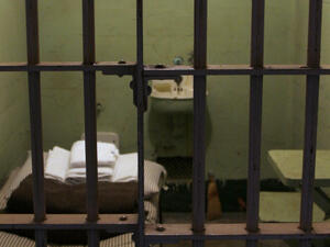Some 300 Palestinian prisoners held in Israeli jails recently joined a mass hunger strike. (AFP/File)