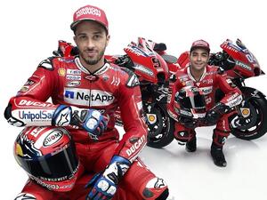Ducati riders Andrea Dovizioso and Danilo Petrucci.
