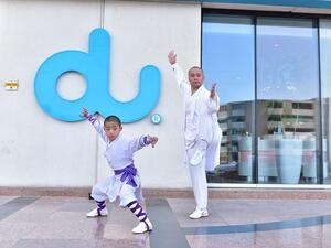 Kung Fu Masters from the Shaolin Warriors at du. 
