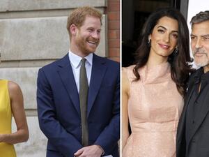 ميغان ماركل والأمير هاري وعائلة كلوني