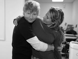 The couple announced their engagement in January  (Source: teddysphotos / Instagram ) 