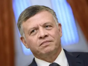 King Abdullah chaired a meeting to launch an economic stimulation plan on Wednesday May 3, 2017. (AFP/ Brendan Smialowski)