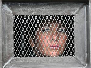 The released women had been imprisoned for failing to repay small debts taken “out of necessity”, some as small as JD355 ($500). (AFP/ Orlando Sierra)