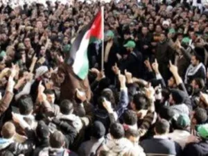 جانب من التظاهرات في عمان/ الصورة من موقع عمون