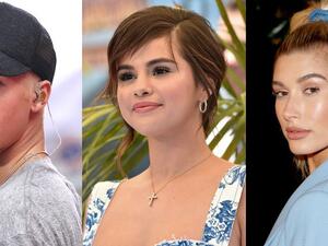 هايلي بولدوين وسيلينا غوميز وجاستين بيبر