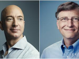 بيل غيتس وجيف بيزوس