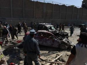 موقع الهجوم الانتحاري في كابول