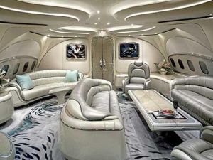 صورة من داخل الطائرة
