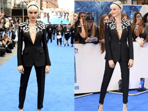 إطلالات "كارا ديليفين" بالبدلات الرسمية على السجادة الحمراء

