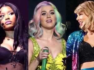 كاتي بيري ترد على "تايلور سويفت" بالاشتراك مع نيكي ميناج
