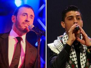 الفنان محمد عساف والفنان كاظم الساهر