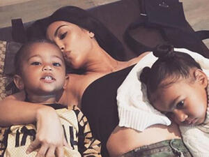 كيم كارداشيان وأطفالها