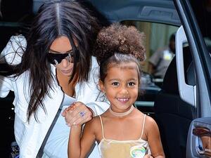 كيم كارداشيان ونورث ويست