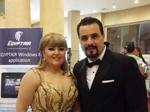 مجدي كامل وزوجته مها احمد