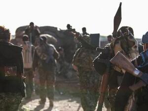 مقاتلون من وحدات حماية الشعب الكردية
