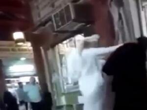 رجل ضرب امرأة في الكويت