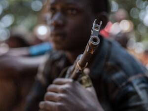 A newly-released child soldier attends a release ceremony in Yambio, South Sudan (AFP/File Photo)	