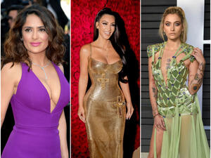 باريس جاكسون وكيم كارداشيان وسلمى حايك