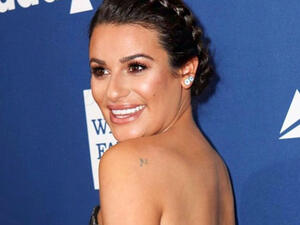 Lea Michele has asked Jonathan Groff to be her maid of honor (Source: Lea Michelle / Instagram )