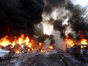 Saturday's suicide attack is the second in Lebanon this week and the third suicide attack this year. Lebanon is facing increased violence as the Syrian civil war spills over into the country. (AFP/File)