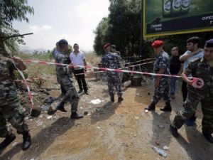 بعض القذائف سقط على منازل في بلدة الدبابية