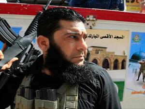 هدوء في مخيم عين الحلوة للاجئين الفلسطينيين في مدينة صيدا جنوب لبنان