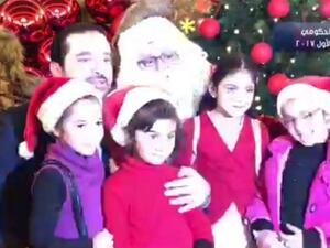 الحريري يقيم حفلا للأيتام بعيد الميلاد في قصر السراي