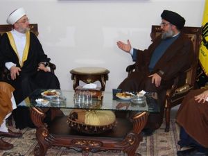 حسن نصر الله يلتقي رئيس الأحباش 