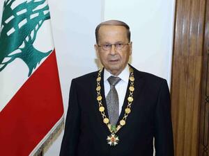 Lebanese president Michel Aoun met with the Qatari emir after a trip to Saudi Arabia to repair relations with the country. (AFP/File)
