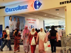 All Géant stores across the Middle East will be rebranded under the Carrefour name. (AFP)