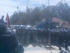 عاشت مدينة جرادة يومها الرابع على التوالي من التوتر 